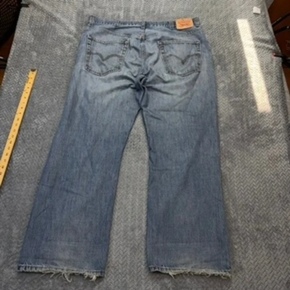 Levi's 569 Jeans Mens 42x30 Blue Y2K Loose Straight Fit Medium Wash Denim Casual
